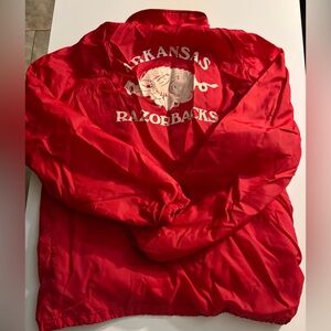 Arkansas Razorbacks VTG Made in USA size M Red Jacket